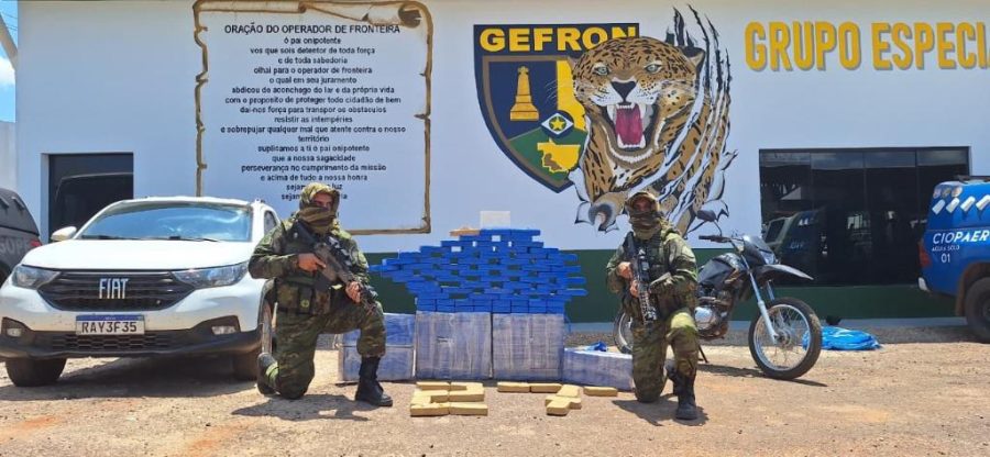 Forças de segurança apreendem mais de 200 kg de cocaína e geram prejuízo de R$ 5 milhões às facções criminosas