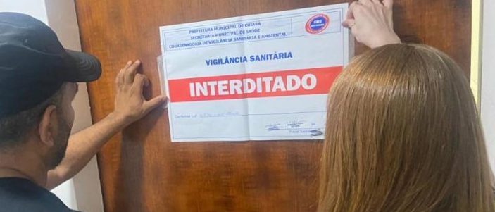 Polícia Civil e Vigilância Sanitária interditam clínica de estética e empresa de ambulância em Cuiabá