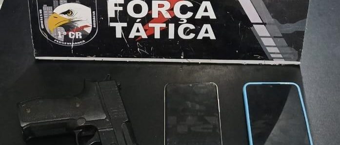 Força Tática apreende adolescente e prende dois homens suspeitos por roubo de motocicletas em Cuiabá