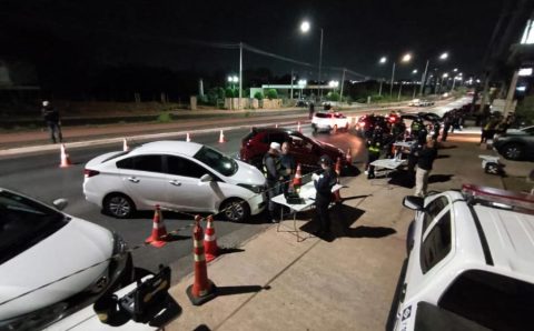Operação Lei Seca prende dois motoristas por embriaguez e remove 34 veículos em Cuiabá