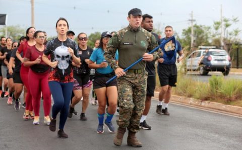 Polícia Militar promove treino para a 25ª Corrida Homens do Mato