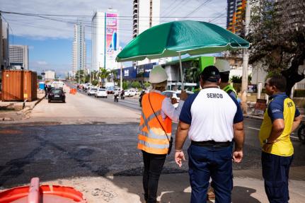 Novas interdições fecham retornos da avenida do CPA; veja nova rota