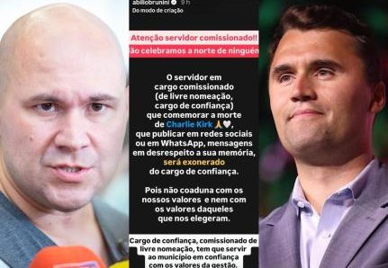 Abilio avisa que vai exonerar servidor que comemorar morte de ativista conservador