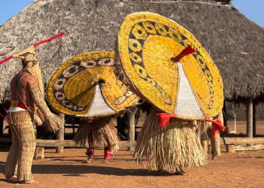 MT:  CULTURA INDÍGENA:   Casa Cuiabana recebe exposição de máscaras sagradas confeccionados pelo povo Mehinaku, do Alto Xingu