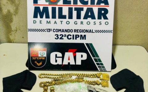 Polícia Militar apreende adolescente com 17 porções de drogas em Nova Xavantina