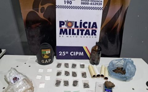 Polícia Militar prende homem por tráfico de drogas e apreende 21 porções de entorpecentes