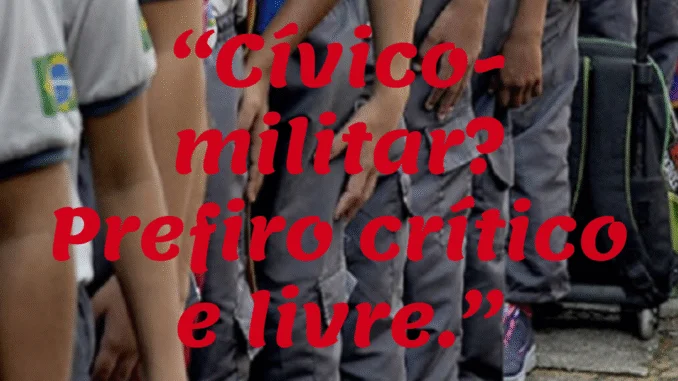 Quando a Escola Vira Quartel