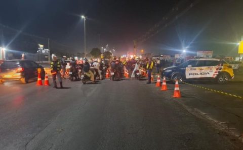 Duas pessoas são presas e mais de 60 motocicletas foram removidas durante Operação Lei Seca
