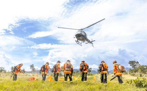 Corpo de Bombeiros combate 21 incêndios florestais nesta sexta-feira (24)
