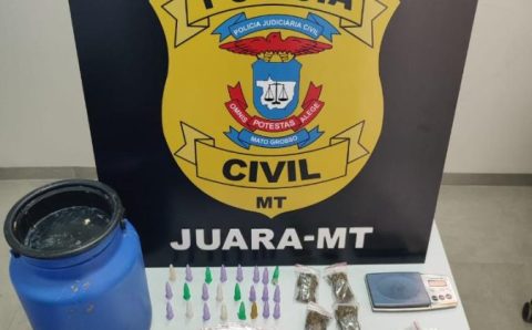 Polícia Civil prende jovem envolvida com facção criminosa e tráfico de drogas em Juara