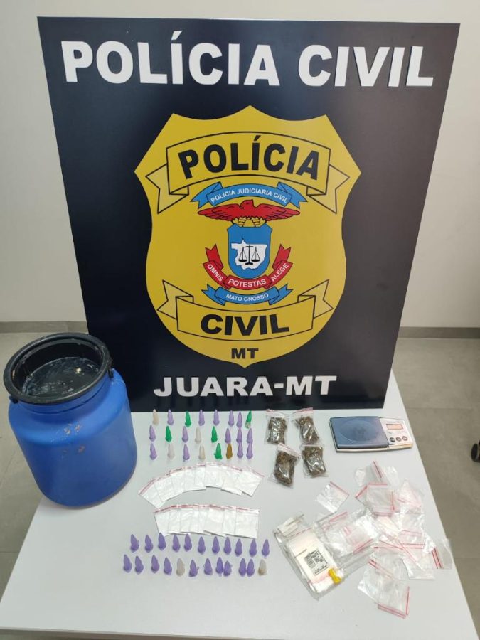 Polícia Civil prende jovem envolvida com facção criminosa e tráfico de drogas em Juara