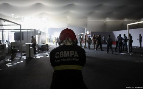 Incêndio atinge pavilhão da COP30