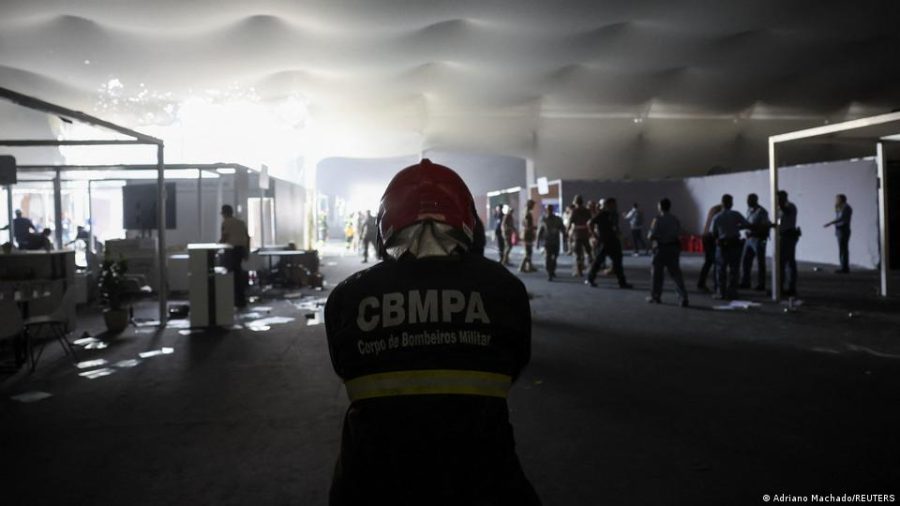Incêndio atinge pavilhão da COP30
