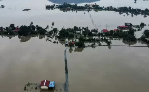 Inundações matam mais de 500 no Sudeste Asiático