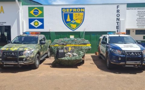 Forças de segurança apreendem 104 tabletes de drogas e causam prejuízo de R$ 1,9 milhão às facções criminosas