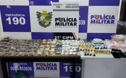 PM prende dupla de faccionados por tráfico e apreende porções de super maconha e cocaína