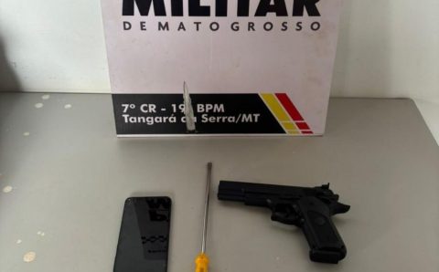 Suspeito de render idosa com simulacro de arma de fogo é preso em flagrante pela Polícia Militar