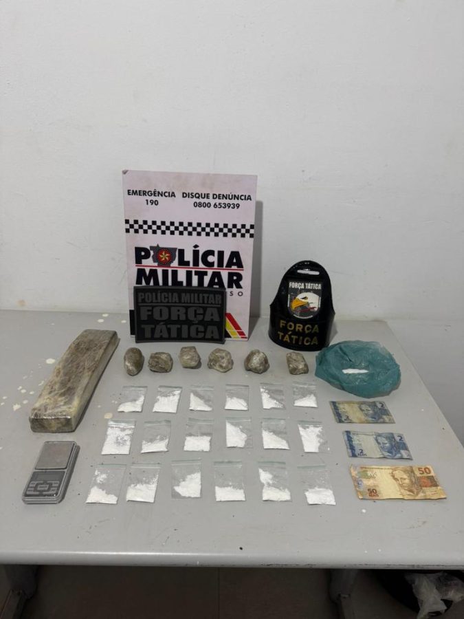 Força Tática prende faccionado com drogas em Tangará da Serra