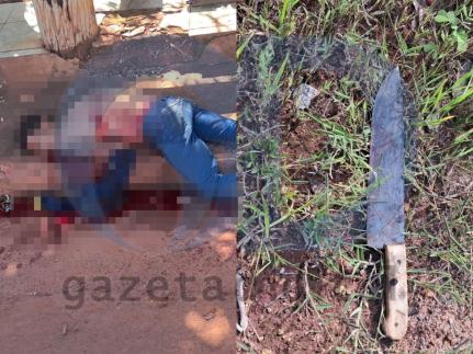 SUSPEITO PRESO EM FLAGRANTE:   Homem é morto a facadas perto de bar em cidade de MT