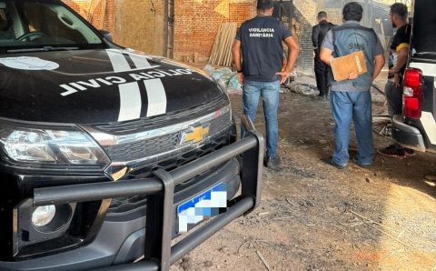 Polícia Civil incinera 700 kg de drogas em Cáceres