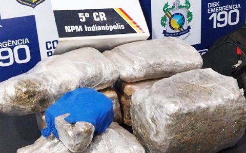 GUERRA ÀS DROGAS :  PM apreende supermaconha e prende homem por tráfico em MT