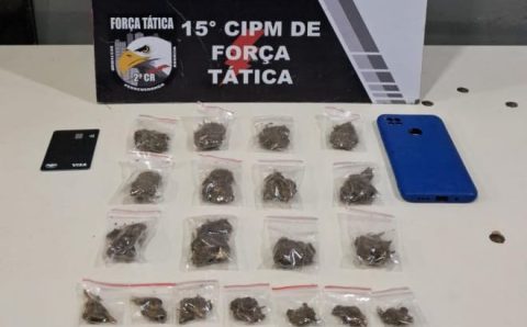 Força Tática prende homem com porções de maconha em Várzea Grande