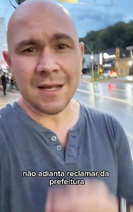 MT:  NA REGIÃO CENTRAL:   Abílio culpa população por lixo e alagamentos em avenidas