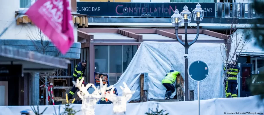 Fogo em estação de esqui deixa mortos e feridos na Suíça