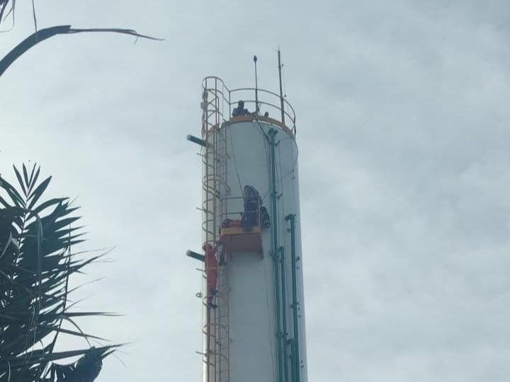 Corpo de Bombeiros resgata vítima que caiu em caixa d’água de 12 metros de profundidade
