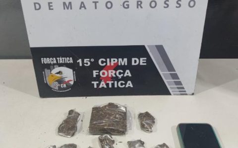 Força Tática apreende adolescente com porções de maconha em Várzea Grande