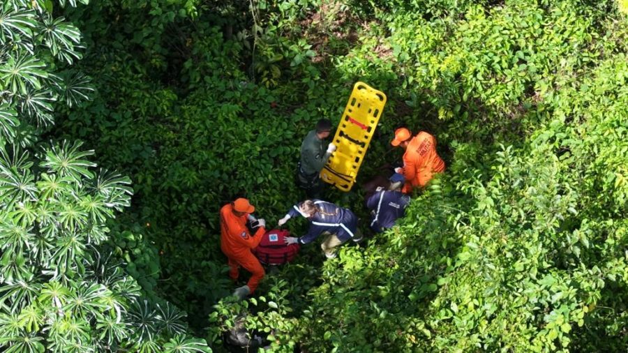 Buscas do Ciopaer levam à localização de idoso desaparecido em área de mata em Sorriso