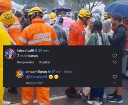 MT:   Deputado diz que duas cuiabanas estão entre feridos por raio em ato