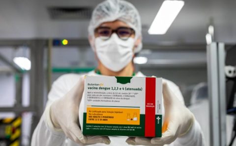 Mato Grosso recebe 10 mil doses da vacina nacional contra a dengue