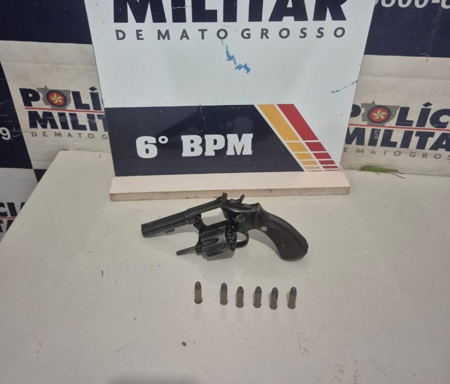 Polícia Militar prende homem por porte ilegal de arma de fogo e apreende munições