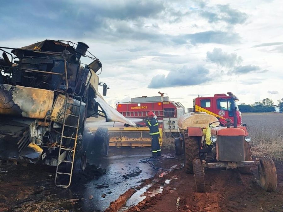 Corpo de Bombeiros combate incêndios em veículos em diferentes regiões do interior do Estado
