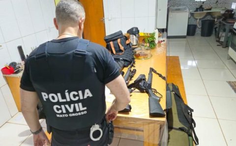 Polícia Civil apreende 20 armas de fogo durante ação em Rondonópolis