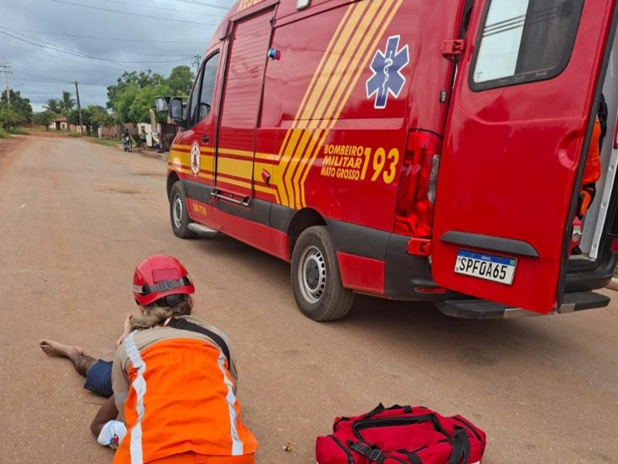 Corpo de Bombeiros presta atendimento pré-hospitalar a vítimas de acidente de trânsito