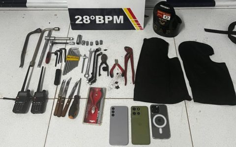 Polícia Militar prende quadrilha de faccionados e impede furtos de módulos de caminhões