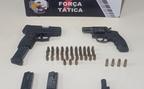 Força Tática prende homem que ameaçou esposa com armas de fogo em Várzea Grande
