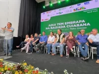 Wilson Santos destaca que unidade da Embrapa vai atender 11 municípios da Baixada Cuiabana