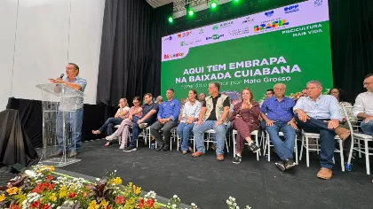 Wilson Santos destaca que unidade da Embrapa vai atender 11 municípios da Baixada Cuiabana