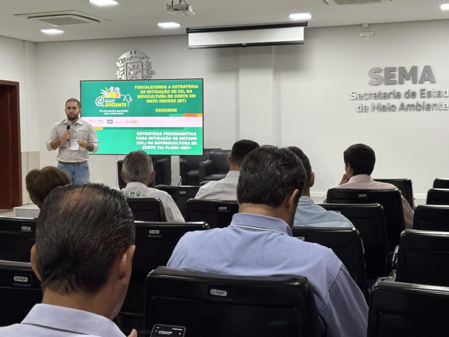 Encontro debate estratégias para reduzir emissões de metano na pecuária de corte em Mato Grosso