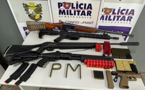 Polícia Militar aumenta em 64% as apreensões de armas de fogo em todo o Estado
