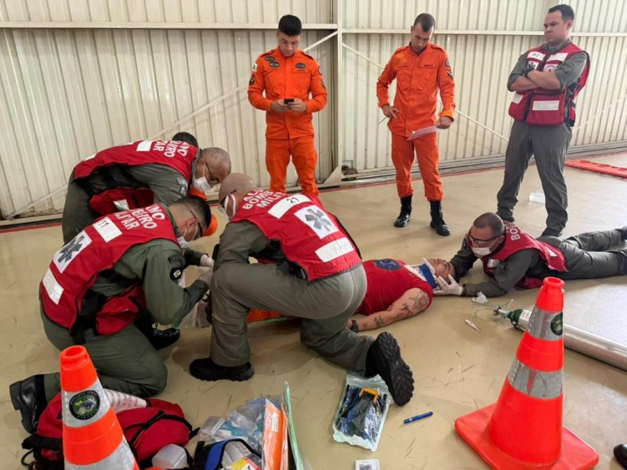 Ciopaer forma 40 operadores em curso de atendimento pré-hospitalar e reforça resgates aeromédicos em MT