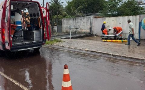 Corpo de Bombeiros é acionado para socorrer homem com ferimento na cabeça
