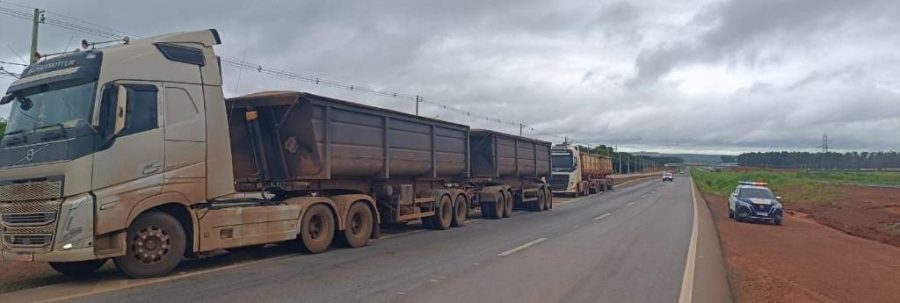 PM recupera carretas com mais de 100 toneladas de defensivos agrícolas furtados no Pará