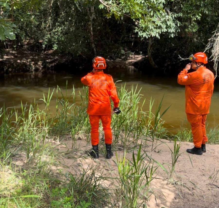 Bombeiros localizam corpo de idoso desaparecido após sair para pescar