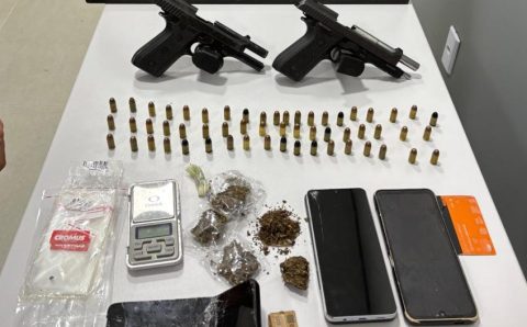 Polícia Civil prende suspeitos por tráfico de drogas, associação criminosa e porte ilegal de arma de fogo em Guarantã do Norte