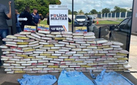 Polícia Militar apreende 229 quilos de maconha e supermaconha em Pontes e Lacerda