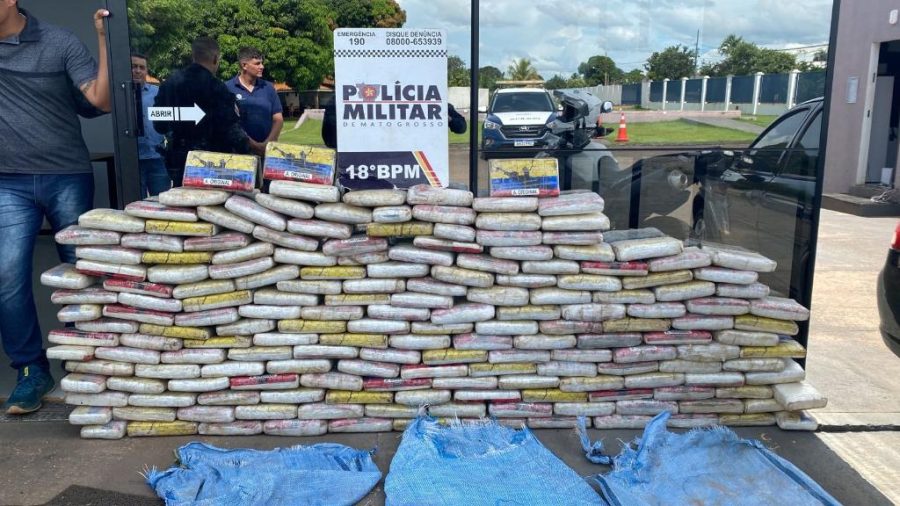 Polícia Militar apreende 229 quilos de maconha e supermaconha em Pontes e Lacerda